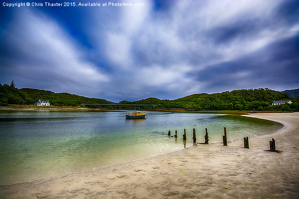 Low Tide at Morar  Picture Board by Chris Thaxter