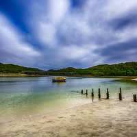 Buy canvas prints of Low Tide at Morar  by Chris Thaxter
