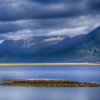 Buy canvas prints of  Loch Linnhe by Chris Thaxter
