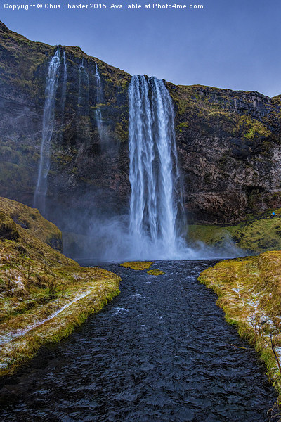  Seljalandsfoss Waterfall Iceland Picture Board by Chris Thaxter