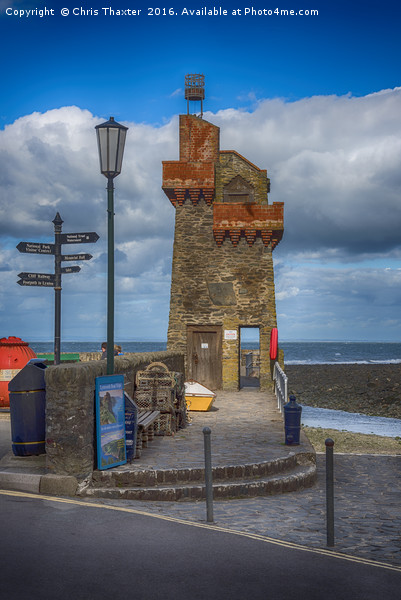 The Rhenish Tower at Lynmouth  Picture Board by Chris Thaxter