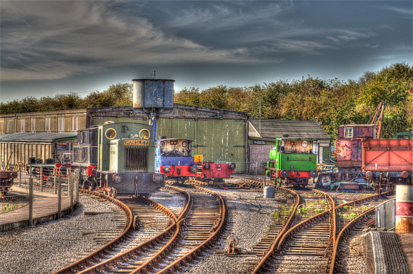 Railway Engine Sheds at Quainton Road Picture Board by Chris Thaxter