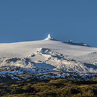 Buy canvas prints of Snaefellsjokull volcano 3 Iceland by Chris Thaxter