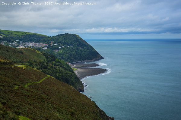 Lynmouth North Devon. Picture Board by Chris Thaxter
