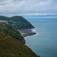 Buy canvas prints of Lynmouth North Devon. by Chris Thaxter