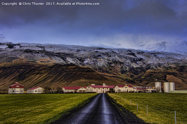 Eyjafjallajokull Volcano  Iceland Picture Board by Chris Thaxter