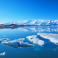 Buy canvas prints of Ice lagoon Iceland by Chris Thaxter