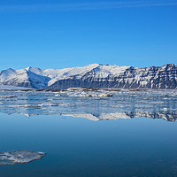 Buy canvas prints of Ice lagoon 2 Iceland by Chris Thaxter