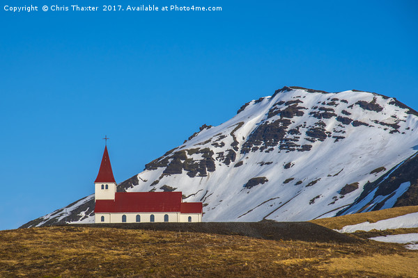 Vik Church Iceland Picture Board by Chris Thaxter