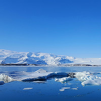 Buy canvas prints of Ice lagoon 4 Iceland by Chris Thaxter