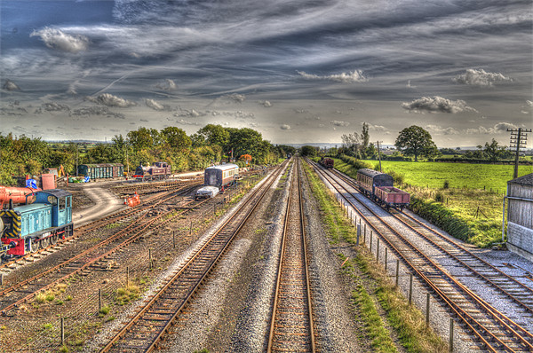 Railway Tracks Picture Board by Chris Thaxter