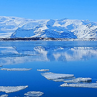 Buy canvas prints of Ice Lake Iceland by Chris Thaxter