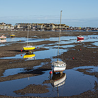 Buy canvas prints of Low Tide at Teignmouth by Chris Thaxter