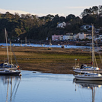 Buy canvas prints of Serenity of Shaldon Estuary by Chris Thaxter