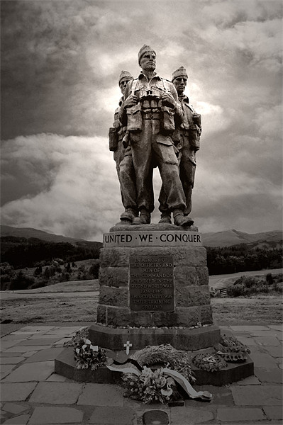 Commando Memorial Picture Board by Chris Thaxter