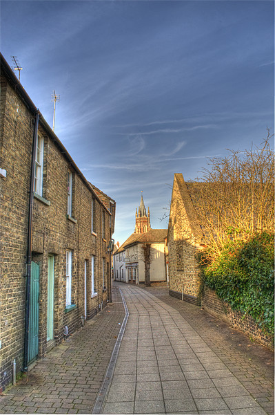 Serene St Neots Lane Picture Board by Chris Thaxter