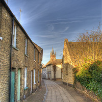 Buy canvas prints of Serene St Neots Lane by Chris Thaxter
