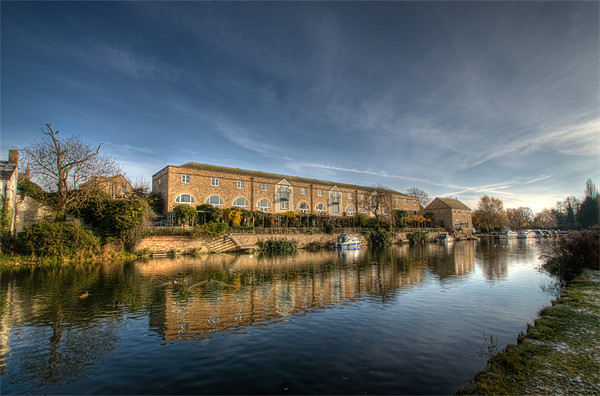 St Neots Riverside Picture Board by Chris Thaxter