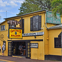 Buy canvas prints of Captain Tony's Saloon Key West by Chris Thaxter