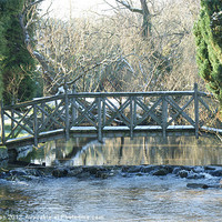 Buy canvas prints of Bridge over the Brook by Mark Hobson