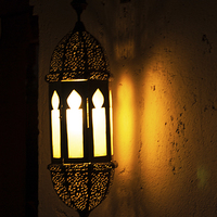 Buy canvas prints of Moroccan Lamp by Mark Hobson