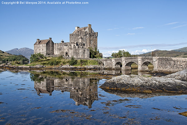 Eilean Donan Castle Reflections Canvas Print by Bel Menpes