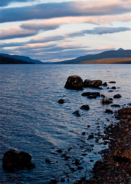 Evening On Loch Rannoch Picture Board by Bel Menpes