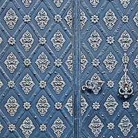 Buy canvas prints of Ornate Door by Elaine Young