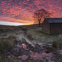 Buy canvas prints of Wildboarclough Sunrise by James Grant