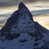 Buy canvas prints of Matterhorn Sunset by James Grant