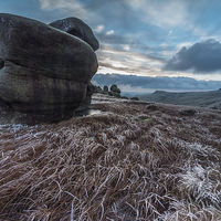 Buy canvas prints of  Wool Packs - Kinder Scout by James Grant