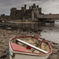 Buy canvas prints of  Conwy Castle Boat by James Grant
