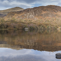 Buy canvas prints of  Llyn Dinas Reflections by James Grant