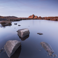 Buy canvas prints of  Doxey Pool Dusk by James Grant