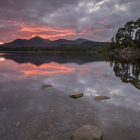 Buy canvas prints of  Friars Crag Fire by James Grant