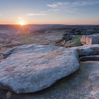 Buy canvas prints of  Higger Tor by James Grant