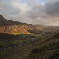 Buy canvas prints of  Langdale Light by James Grant
