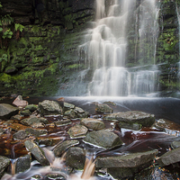 Buy canvas prints of  Middle Black Clough by James Grant