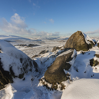 Buy canvas prints of  Ramshaw Rocks by James Grant