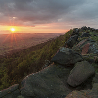 Buy canvas prints of  The Roaches by James Grant