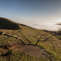 Buy canvas prints of  Rushup Edge Rree Inversion by James Grant