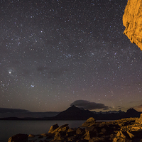 Buy canvas prints of  Elgol By Night by James Grant