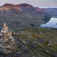 Buy canvas prints of  Fleetwith Pike Sunrise by James Grant