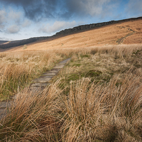 Buy canvas prints of  Stanage Edge from Hooks Car by James Grant