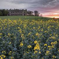 Buy canvas prints of  Sutton Scarsdale Sunset by James Grant