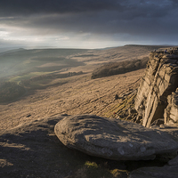 Buy canvas prints of  Stanage Edge by James Grant