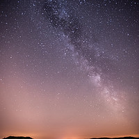 Buy canvas prints of Arbor Low Milky Way by James Grant