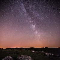 Buy canvas prints of Arbor Low Milky Way by James Grant