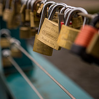 Buy canvas prints of Bakewell Love Locks by James Grant