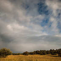Buy canvas prints of Birchen Edge Stormy Skies by James Grant
